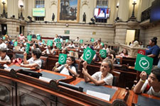 150 alunos da rede municipal viram vereadores por um dia