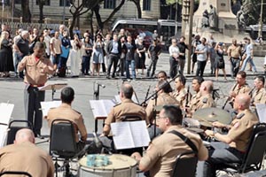 Centenário do Palácio: terceiro dia de celebrações tem bandas das Guarda Municipal, Bombeiros, Exército e coral da Câmara