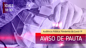 Audiência Pública debate pandemia da Covid-19